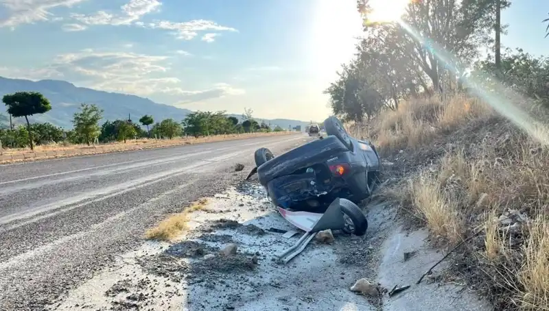 Adıyaman'da Otomobil Takla Attı: Kaza Anı ve Sonrası