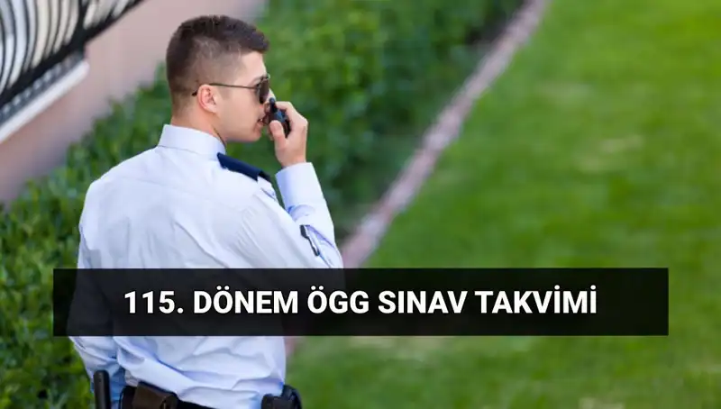 2025 Özel Güvenlik Görevlisi (ÖGG) Sınav Tarihleri: Detaylar Açıklandı!