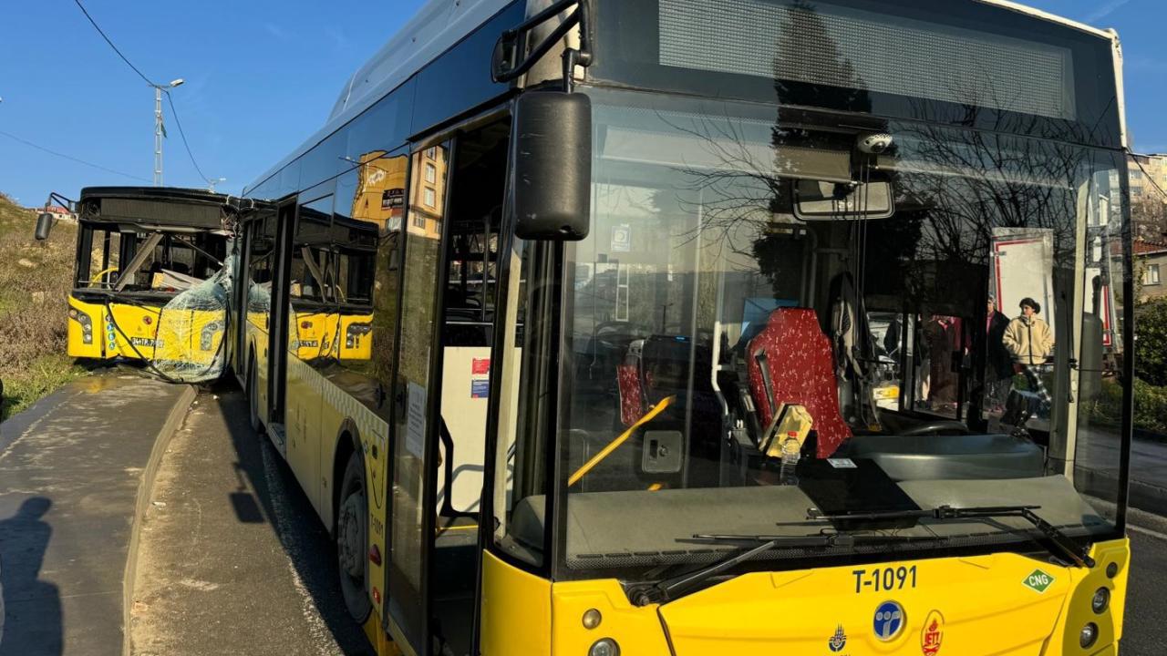 İstanbul'da Kaza: 5 İETT Otobüsü Kaza Yaptı