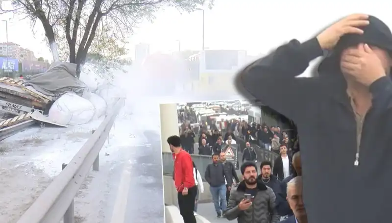 D-100 Karayolu'nda Feci Kaza: Alçı Yüklü TIR Bariyerlere Çarptı, Trafik Felç Oldu