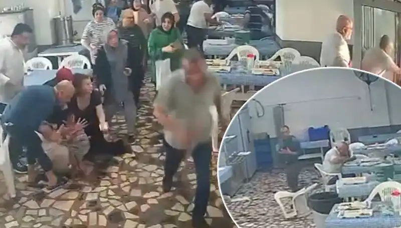 Yemekhanede Deprem Anında Dikkat Çeken Durumlar: Kaçanlar, Bayılanlar ve Yemeğini Bırakmayanlar
