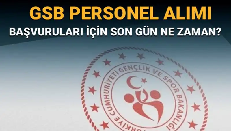 Gençlik ve Spor Bakanlığı Personel Alımı İçin Başvurular Başladı!