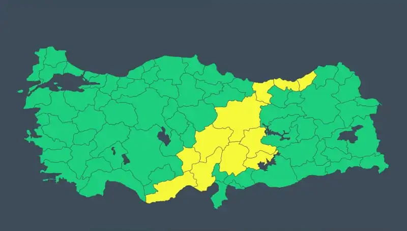 Türkiye’de 11 İlde Şiddetli Sağanak ve Fırtına Bekleniyor!