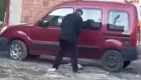 Sokak Ortasında Köpeğe Uygulanan Şiddet Olayı Tepki Çekti